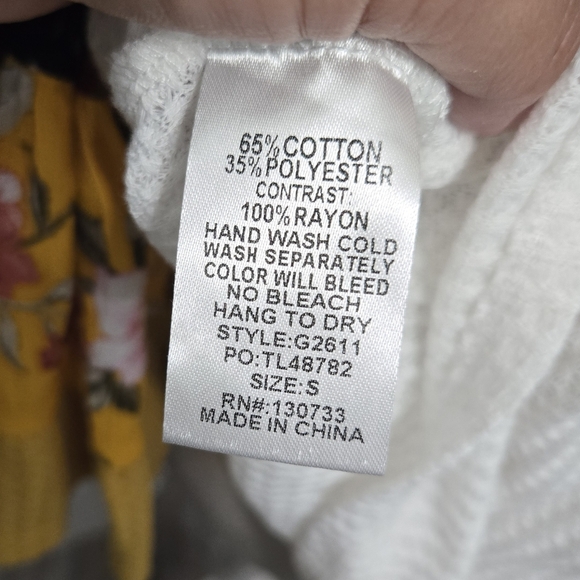 Umgee Boho Style Butterfly Sleeves Blouse Sz Small Like New - Picture 7 of 9